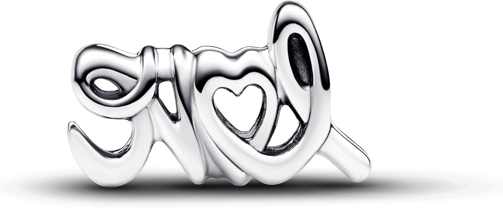 Pandora Moments Charms ze srebra próby 925, Love