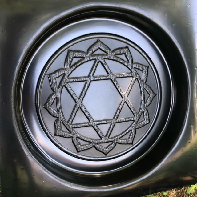 Heart Chakra Stepping Stone Mold, ABS Plastic Mold for Concrete or Cement, Yard Art or Garden Decor