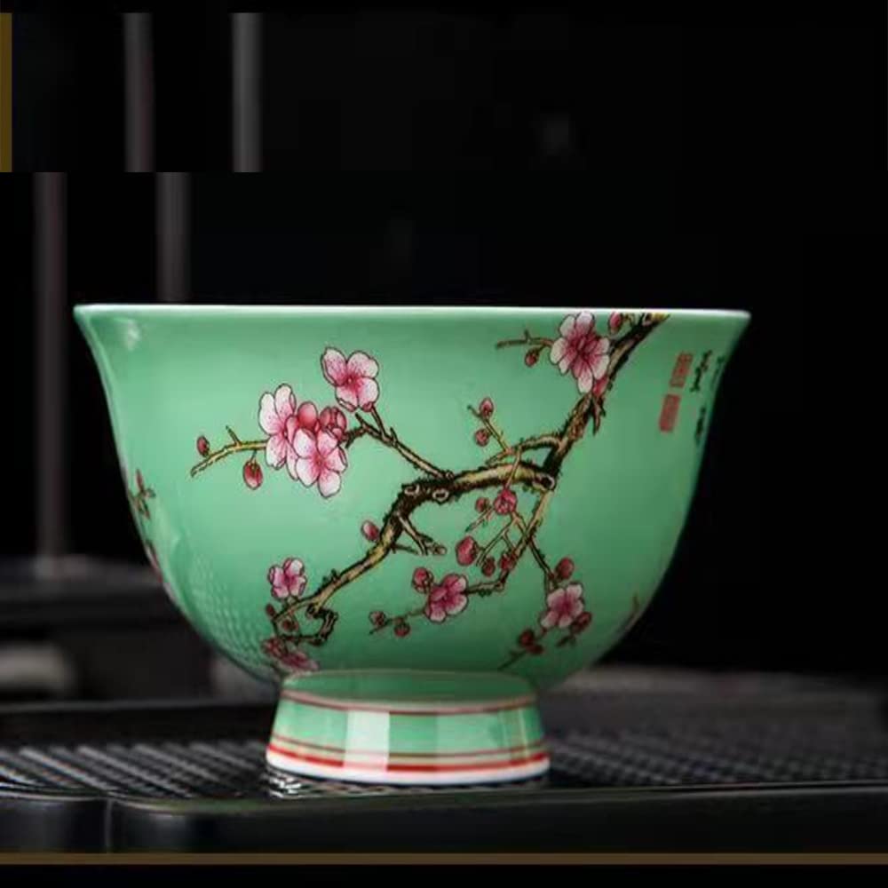 Cuenco de cerámica de景德镇 XIALON de 16cm con esmalte palaciego morado retro