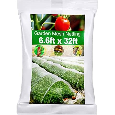 Wohohoho Garden Insect Netting 6.6ft x 32ft Cover