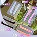 Liber Beauty Lash Lift Ribbon Self Sticky Eyelash Lift Rods Covers Silicone Pads Curlers 8 Piece Soft Stripes Lash Lift Tool Flexible Silicone Perm Roller