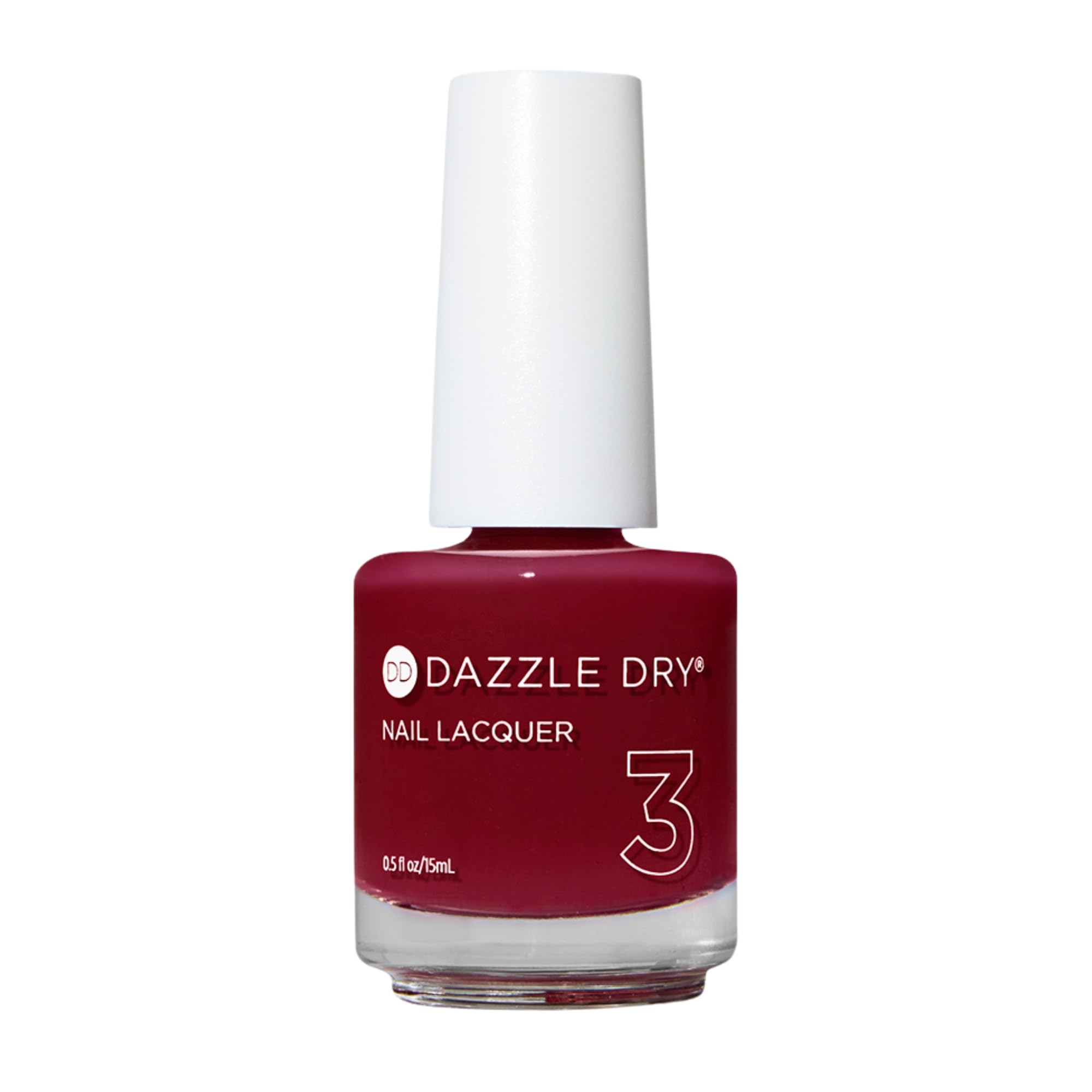Dazzle Dry Nail Lacquer (Step 3) - Ring Toss - A sheer cherry. Jelly. Sheer. (0.5 fl oz)