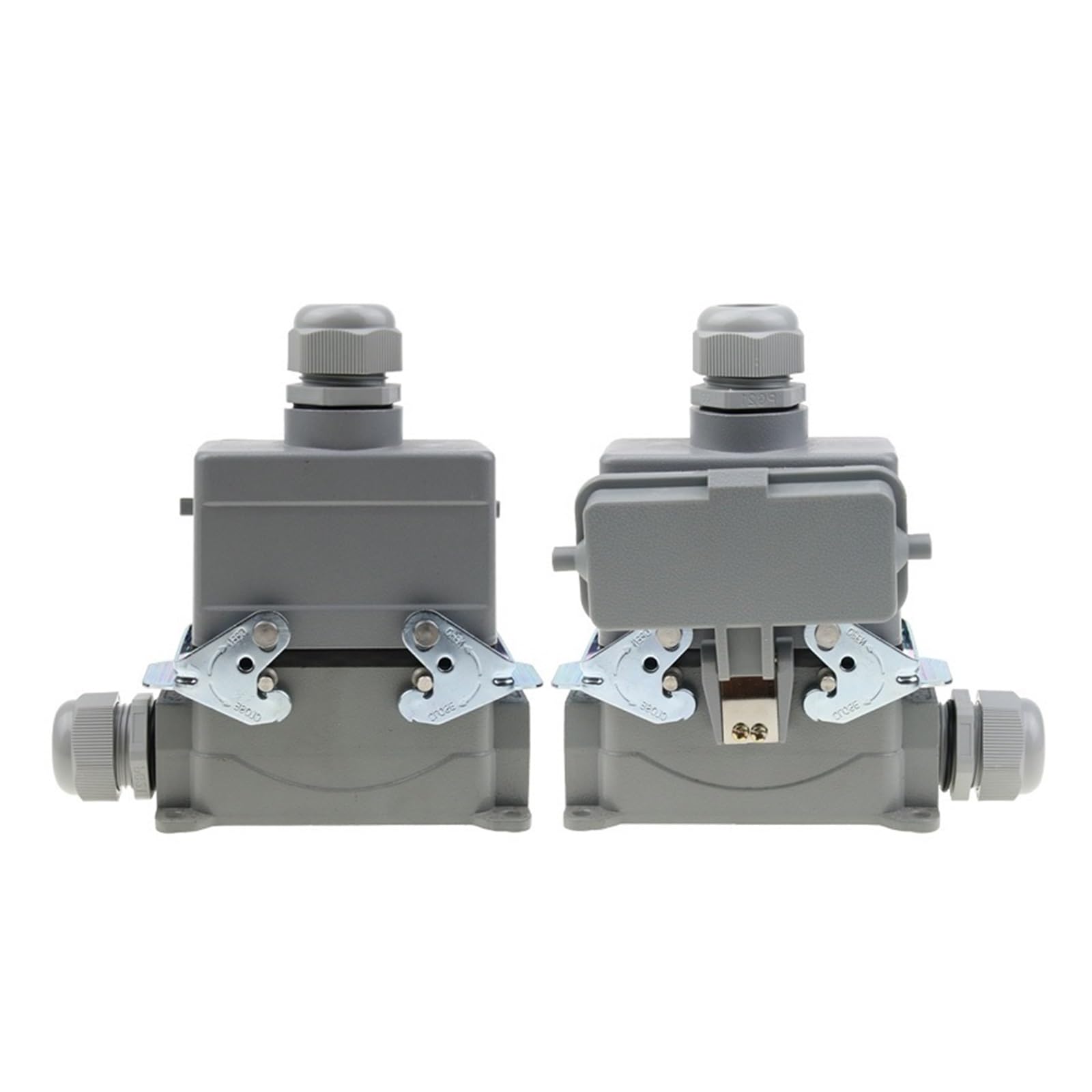 Conector de aviación HDC-HE-16 industrial de 16 pines resistente al agua de 500V 16A