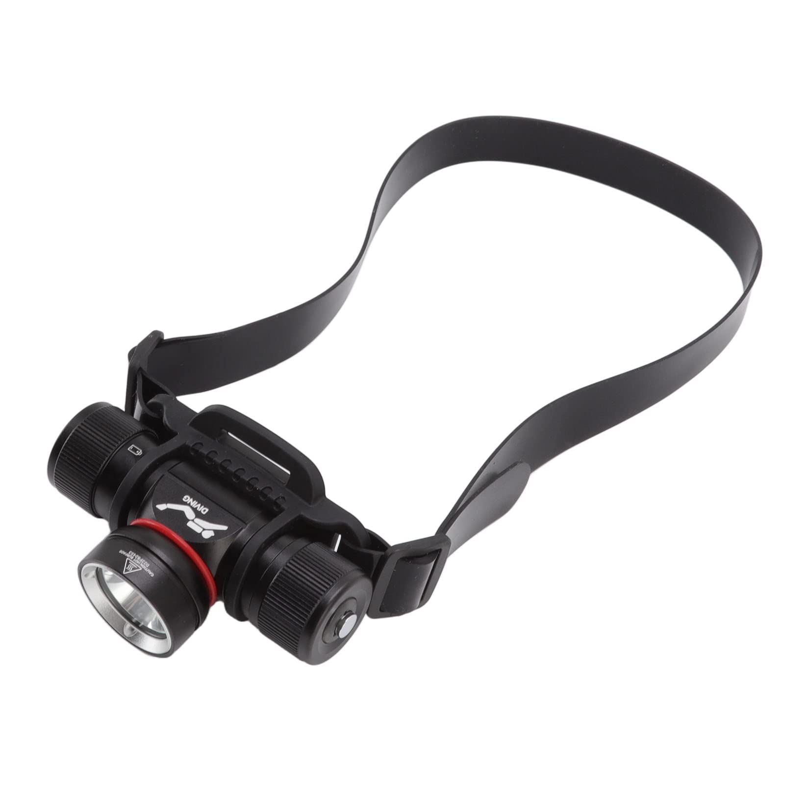 Lampe Frontale de Plongée Lumineuse 1000lm, étanche en Alliage