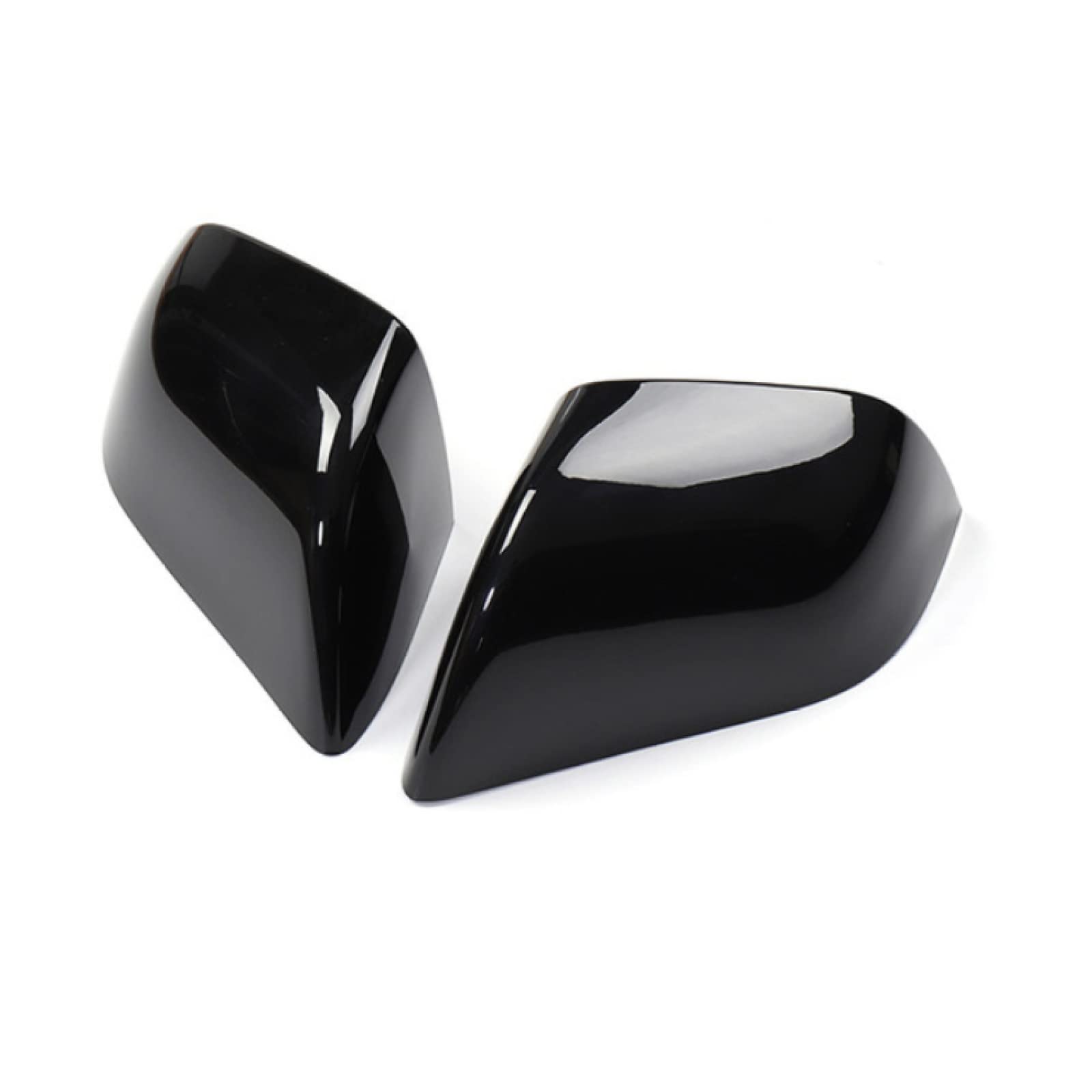 Fit For Tesla Model Y Exterior Rearview Mirror Caps Protector Scratchproof Cover Rear View Mirror Modification Decor Sticker,ABS Shine Black