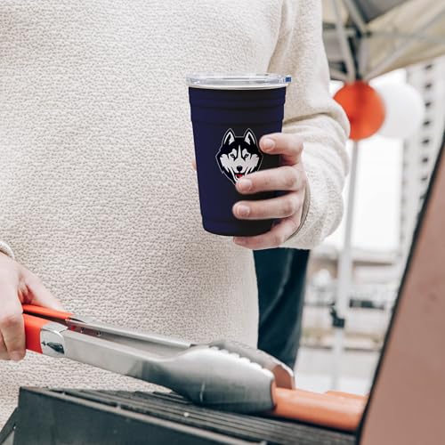 Image of Logo Brands NCAA 22 oz Stainless Steel Tailgate Cup -Double Wall Vacuum-Sealed Durable For Hot & Cold Drinks, Perfect for Gameday & Tailgating