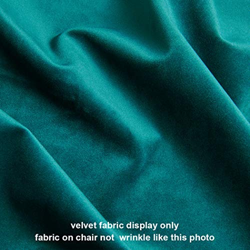 Duhome Modern Accent Velvet Chairs Dining Chairs Single Sofa Comfy Upholstered Arm Chair Living Room Furniture Mid-Century Leisure Lounge Chairs With Golden Metal Frame Legs 1 Pcs Atrovirens #TOP6