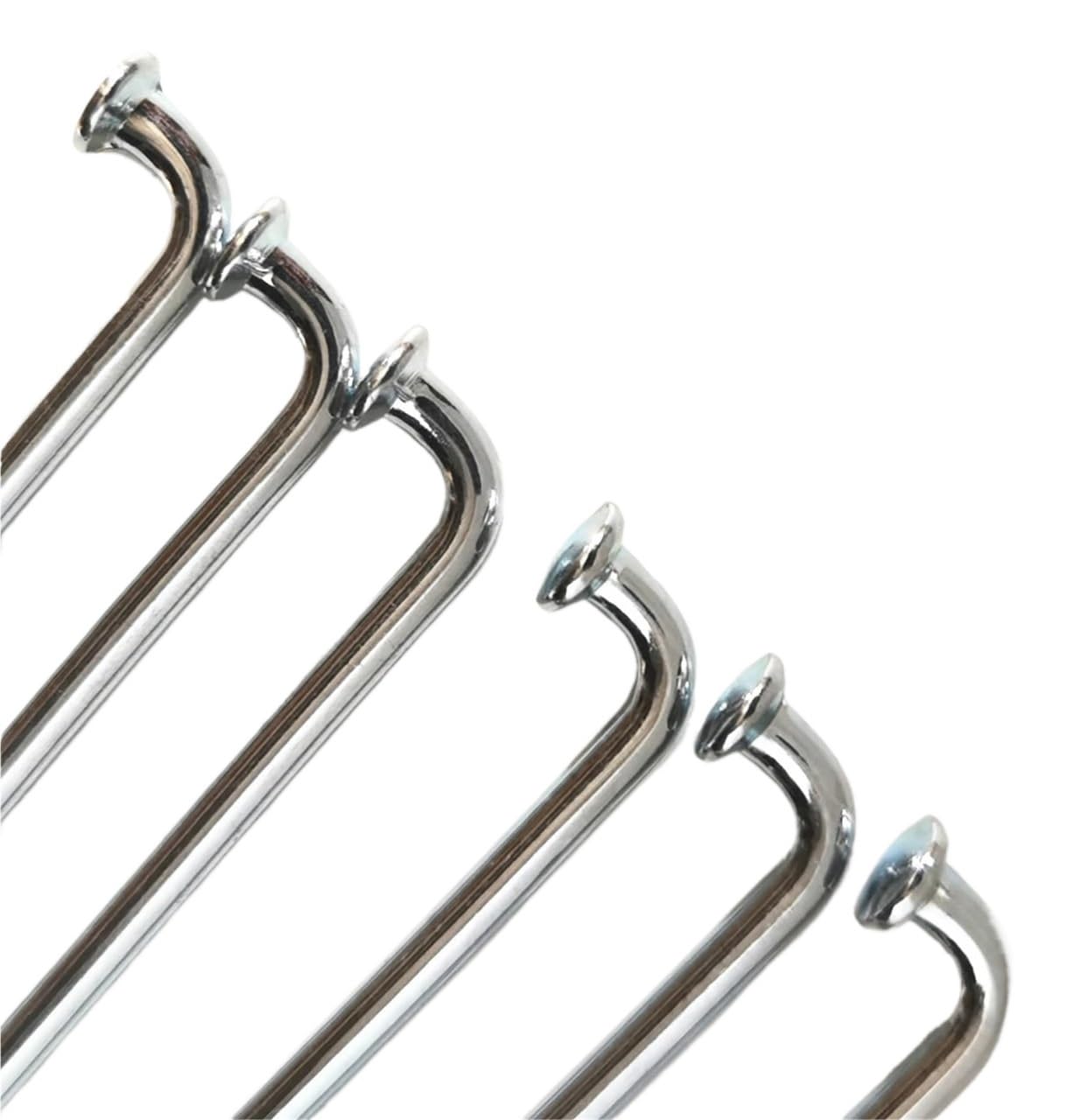36 szt./partia 10G 3,18 mm szprychy do roweru elektrycznego i motocyklowego - zakres długości 65-225 mm, 45 # stalowe szprychy do dużych obciążeń z sutkami do roweru elektrycznego (145 mm)
