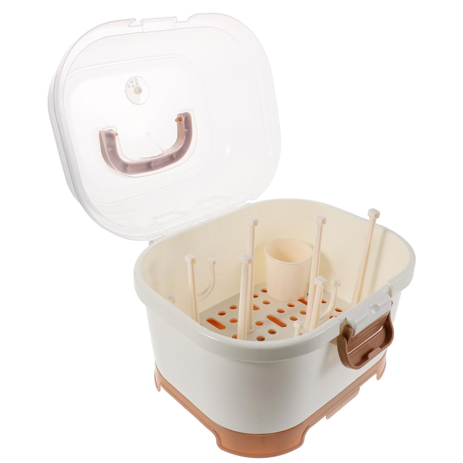 Boite range biberon avec couvercle protecteur pour éviter la poussière en cuisine