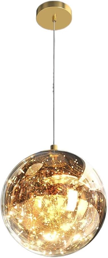 Lustre Suspendu Linéaire en Verre Cognac pour Illuminer Votre îlot de Cuisine Moderne