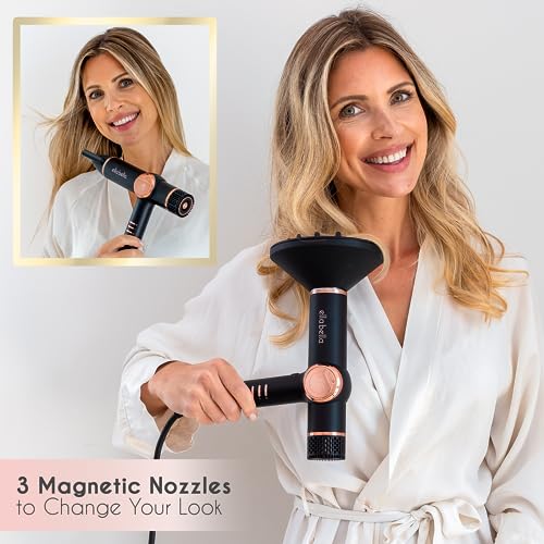 Ella Bella EB-HAIRDRYER ® Professional Ionic Hair Dryer With Diffuser • Negative Ion Blow Dryer • Suitable All Hair Types • Intelligent Heat Control & Rapid Drying Speeds • Lightweight Design • Low Noise Technology thumb #4