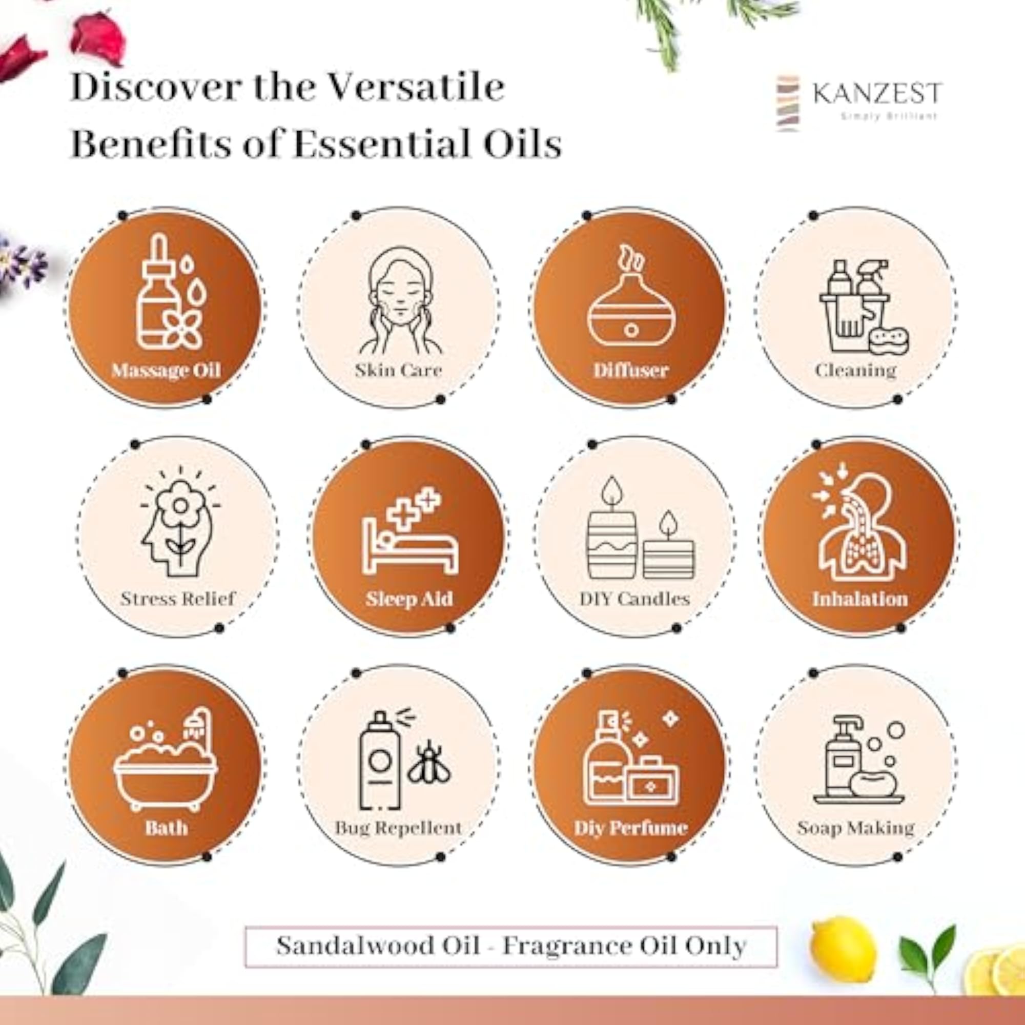 Pure & Natural Essential Set (Pack of 8) - Undiluted Oils