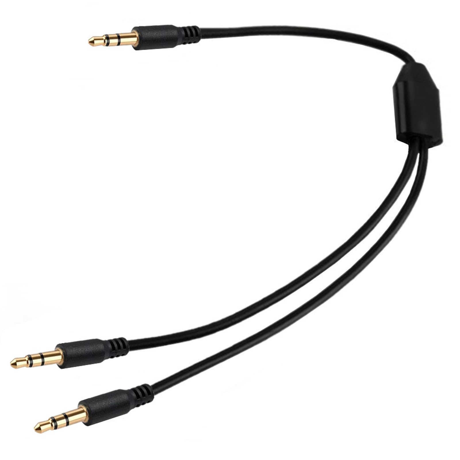 Cable divisor de audio de dos salidas de 1/8 para conectar teléfono y guitarra 6