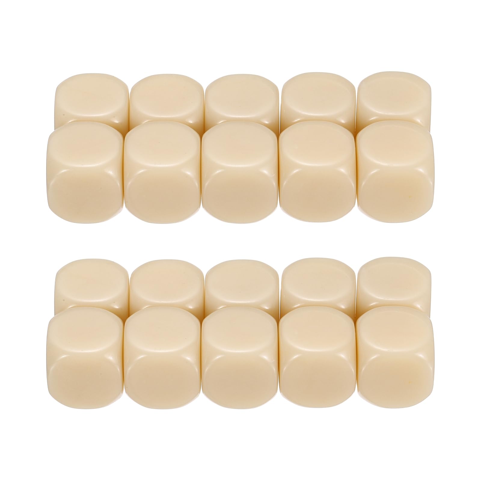 PATIKIL 16mm Acrylic Dice Blank