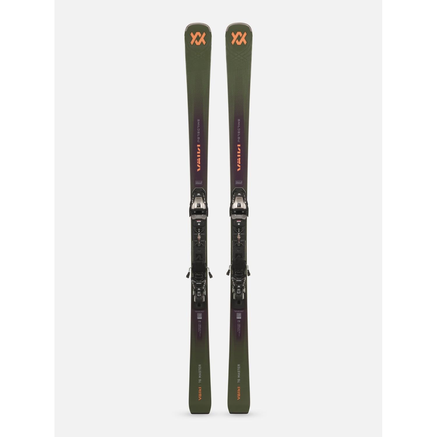 Volkl - Pacchetto sci Peregrine 76 Master + fissaggi Comp16 Gw da uomo nero - uomo - misura 176 - nero