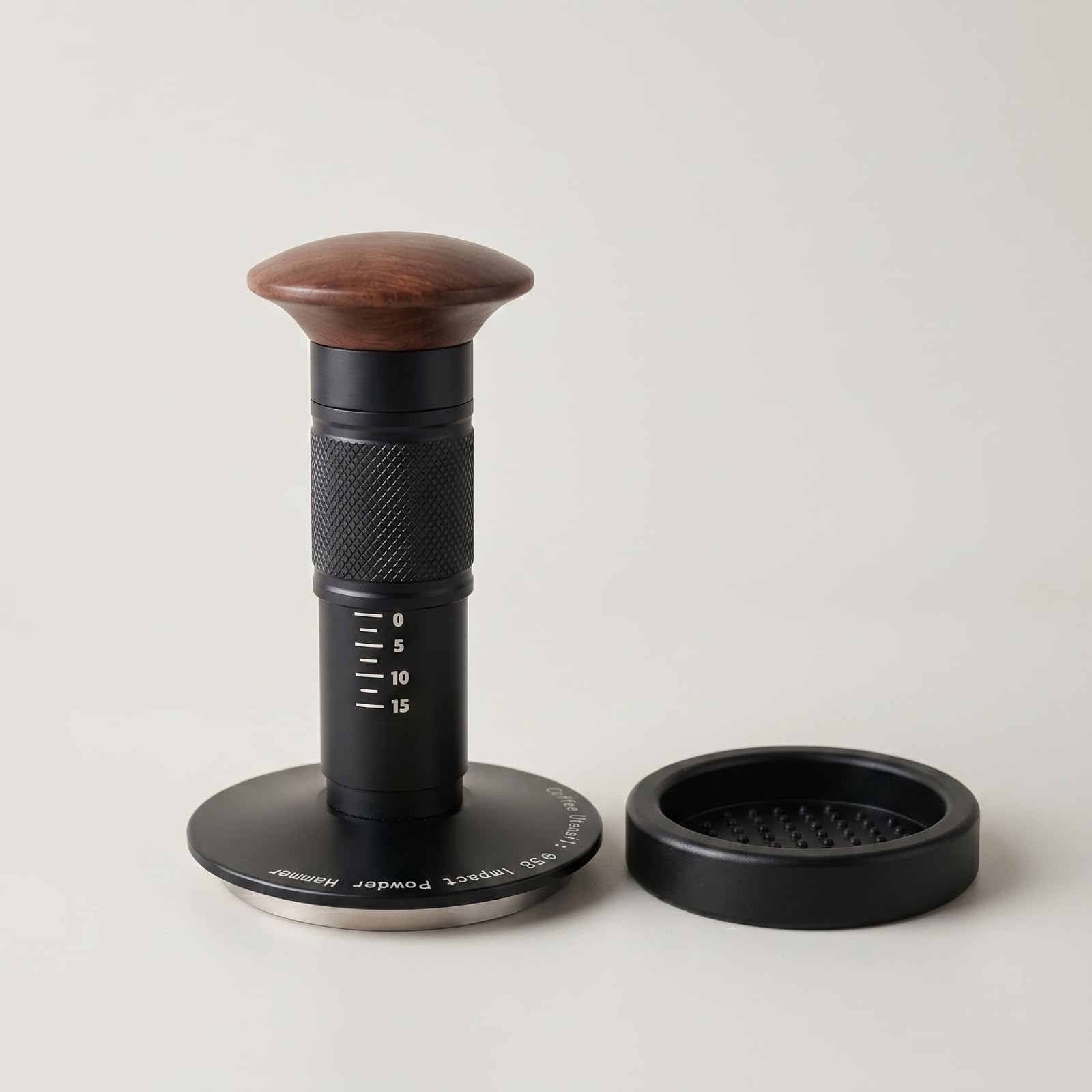 predolo Apisonador con Antislizan Tamper con Mango Tamper para Baristas, Cafería, Cocina, 51mm