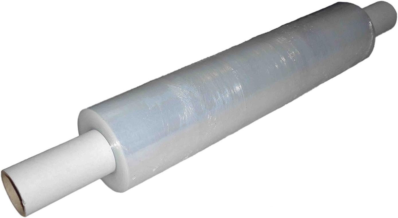 YWS 1 Roll Pallet Shrink Wrap With Extended Core. 400mm X 300m, 17 Microns Thick