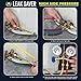 Leak Saver Direct Inject AC Leak Sealer 6-Pack | AC Stop Leak for Most HVAC Systems Up to 5 Tons | Works with All Systems & AC Refrigerants | Made in The USA