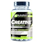 Nutrakey Creatine Monohydrate Capsules, Ultra-micronized Formula for Maximum bioavailability