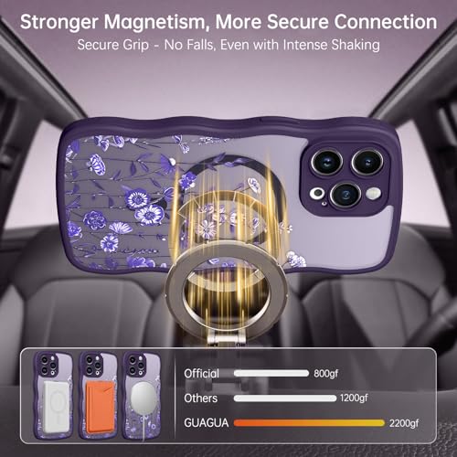 Coque iPhone 14 Pro Max fine et fleurie pour selfie stable
