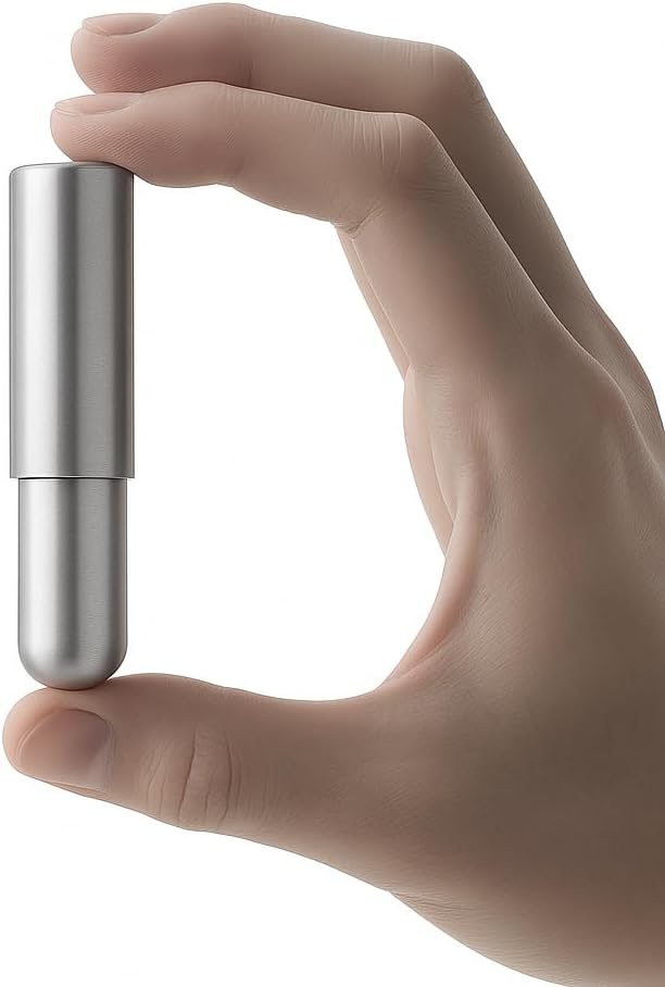 mordeco nanoSprayer Mini Perfume Refillable Bottle, Perfume Atomizer, Essential Oil Bottles, Small Spray Bottle for Travel, Everyday Carry (5ml, Silver)