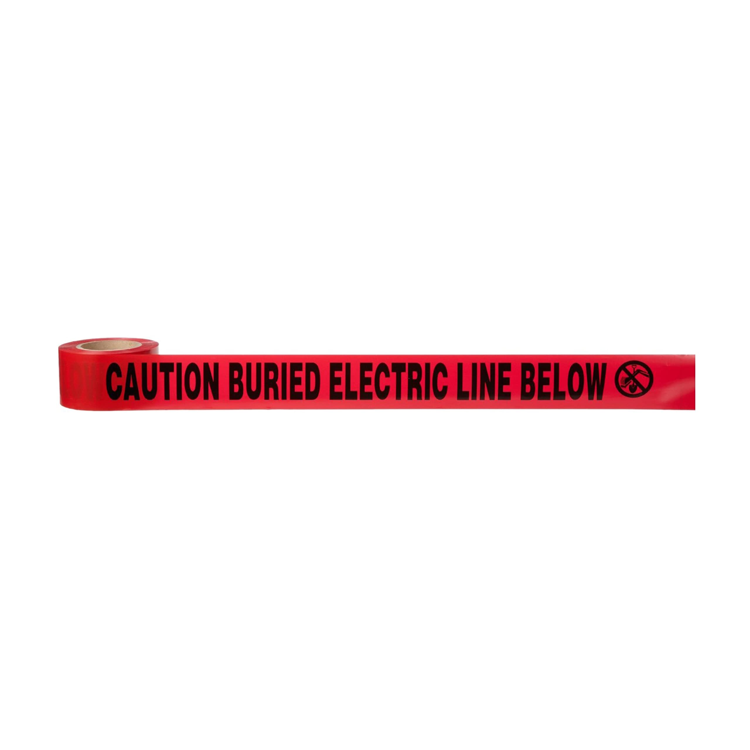 Scotch barricada cinta 300, diseño con texto "Caution, 3" Ancho, 1000 pies Longitud (Pack de 1)