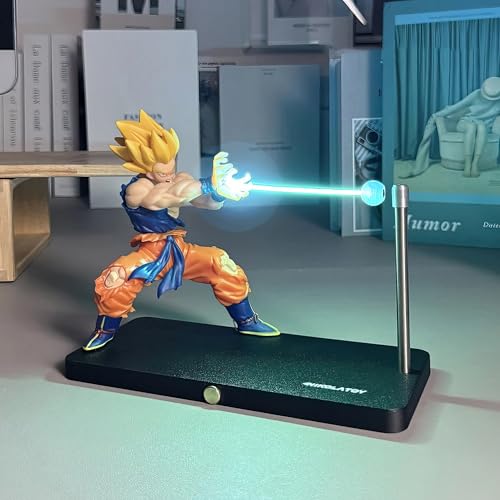 Goku Kamehameha Magnetic LED Lamp – Rechargeable, Dimmable Super ...