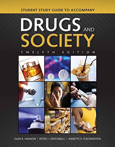 Student Study Guide to Accompany Drugs and Society -  Hanson, Glen R., Paperback