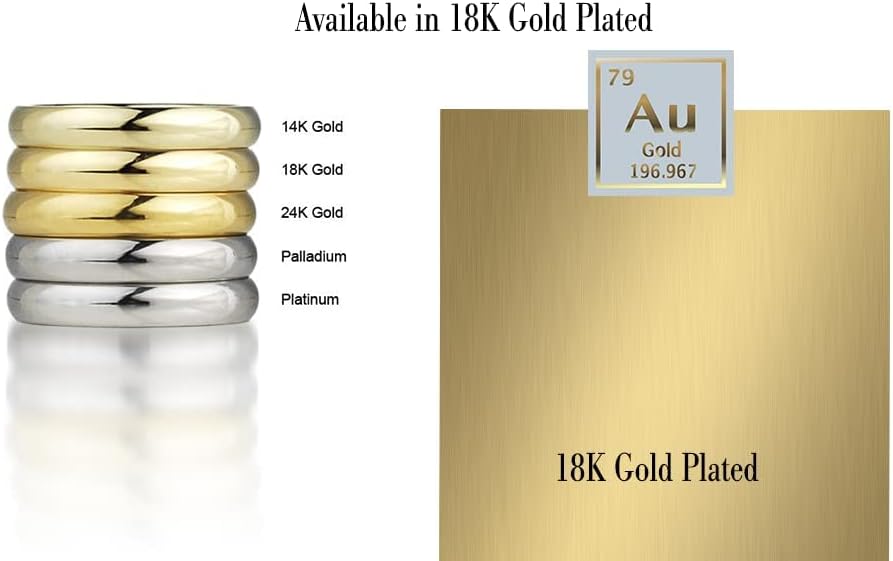 Cross Pendant for Men and Women in 18K Gold Plated or 925 Sterling Silver Plated Rhodium I Size Small, Medium, Large I Gold Cross Necklace for Women I Silver Cross Necklace for Boys I Religious Gifts for Women I Baptism Gifts for Girls Boys - Image 4