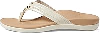 Vista 52 de Sandalias Vionic Tide Aloe, con tira para dedos, con diamantes de imitación, con soporte de arco ortopédico oculto, para mujer Moca