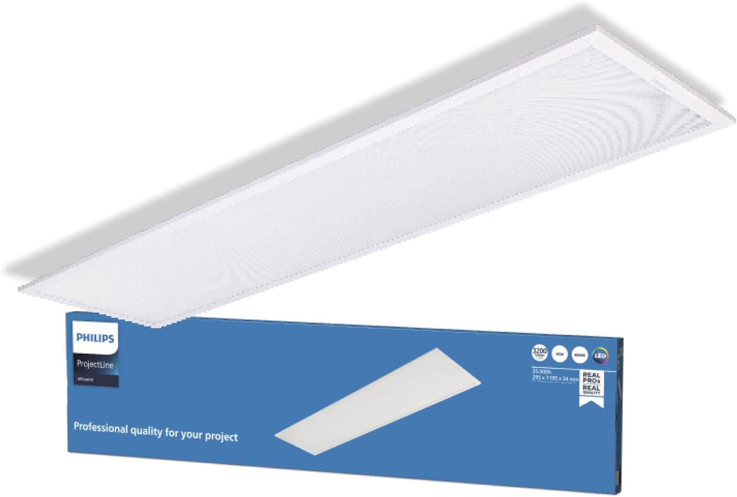 Projectline LED Panel Light 30x120cm [3200 lumens - 4000K Cool White] NOC for Commercial Lighting