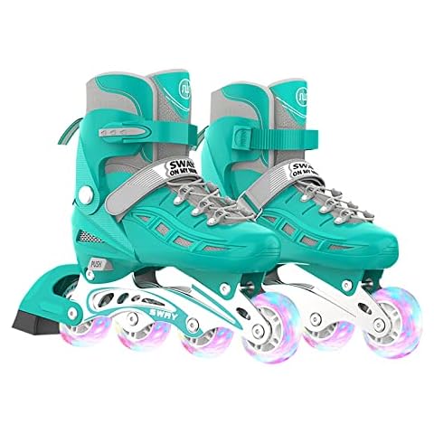 Patines en Linea Ajustables OLYSPM para niños y adultos con ruedas iluminadoras Cover