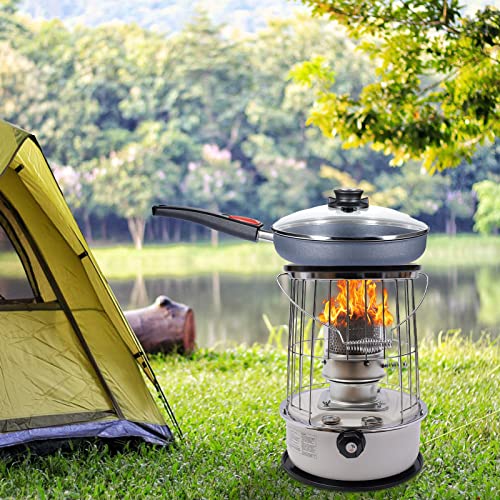 VonVVer 6L Kerosene Heater Stove - Camping Stoves Stove Heater 0.25L/h Fuel Consumption Outdoor Kerosene 9000BTU/H Camping Oil Heaters for Heating Cooking Boiling