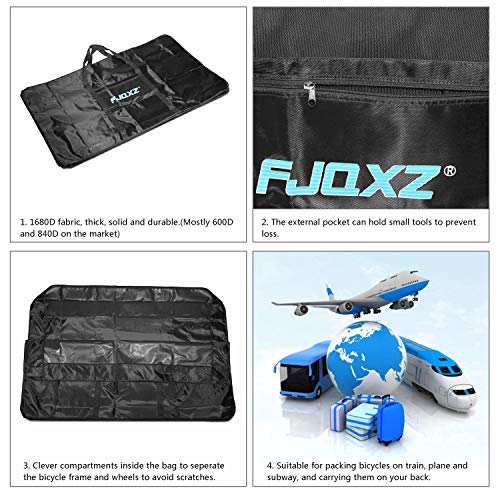 Camgo Folding Bike Travel Bag Bicycle Carrier Case By Baigio Outdoors Carrying Bag For 26Inch Bike (Black, 26 Inch) #TOP1