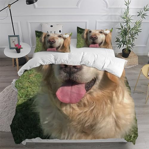 Housse de couette 200x200cm animaux imprimé 3d de qualité supérieure en microfibre - 6