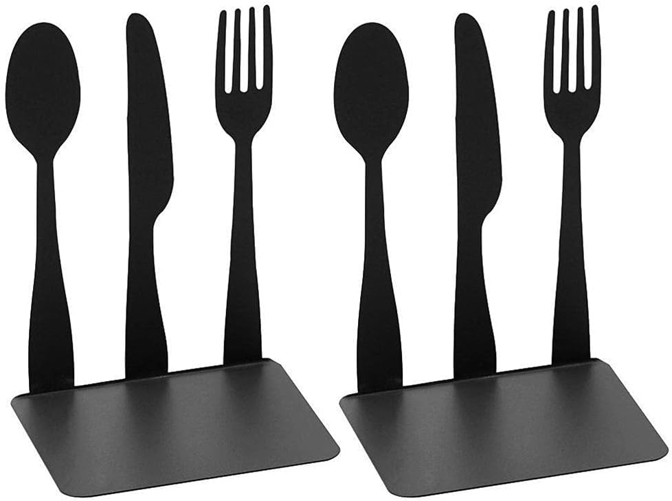 Sturdy Decorative Book Ends for Kitchen Hold Recipe Upright on Their Own Decorative Kitchen Bookends