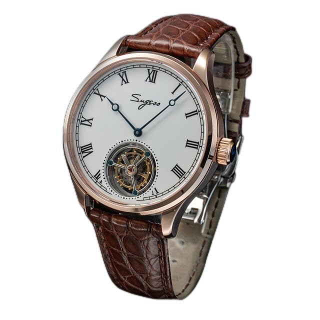 GenericWatchAE - Sugess 2021 Tourbillon Watch Luxury Men Mechanical Wristwatches Hand Wind Seagull ST8230 Movement Sapphire Crystal Luxury Gift