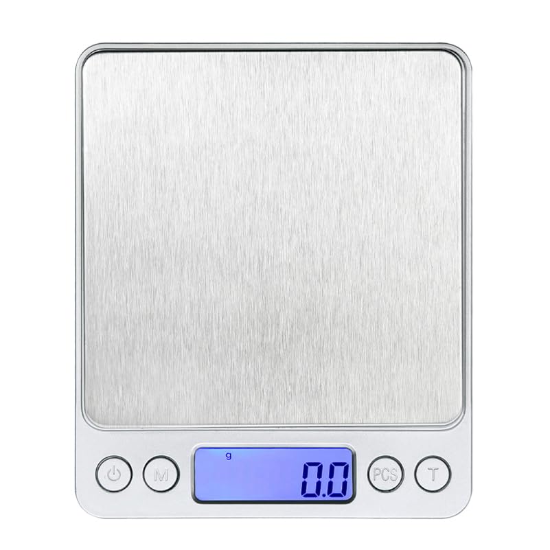 Digital Electronic Scale 0.01G High Precision Kitchen Scale with LCD Display Ounce Digital for Baking Cooking Jewelry Portable Measuring Tool 5.11 X 4.13 X 0.59 in
