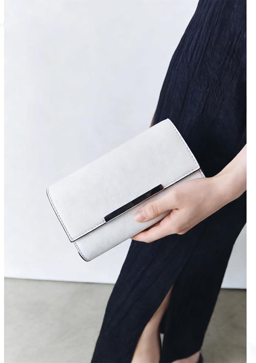 AFKOMST Valentines Day Gifts: Clutch Purse Evening Bag for Women Small Wristlet Handbag for Formal Wedding or Casual Outfits | Vegan Leather, Fit Phone,Passport, Detachable Chain - Image 7