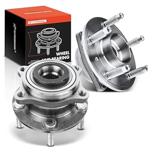 A-Premium 2 x Front Wheel Bearing and Hub Assembly with 5-Lug Compatible with Hyundai Sonata 2015-2019, Tucson 2016-2021, Veloster N 2020-2022, Nexo – Kia Optima, Sportage, Cadenza