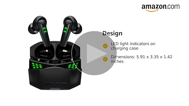 J*4様 Black Shark 5 Pro(12, 256) 黒鮫イヤホン コ Amazon.com: Black Shark Wireless Earbuds,Bluetooth Earphone