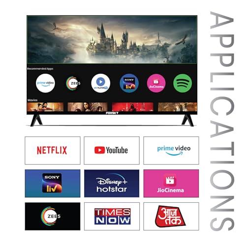 Image of Foxsky 108 cm (43 inches) Full HD Smart LED TV 43FS-VS (Black)
