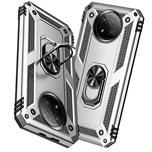 TMUJWS Redmi Note 9T 5G P[X Ot ϏՌ Ռz h~ Sʕی Jی X^ht TPU+PCop[ wh~΍ VI~ bh~[ m[g9t 5g P[X d\ 360x] ho ԍڃz_[