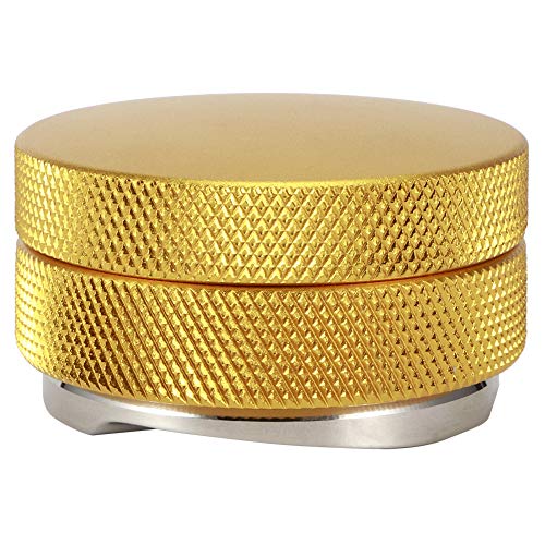 Tamper de café, Dekaim de acero inoxidable ajustable en altura Distribuidor de sabotaje de potencia de café Accesorio de…