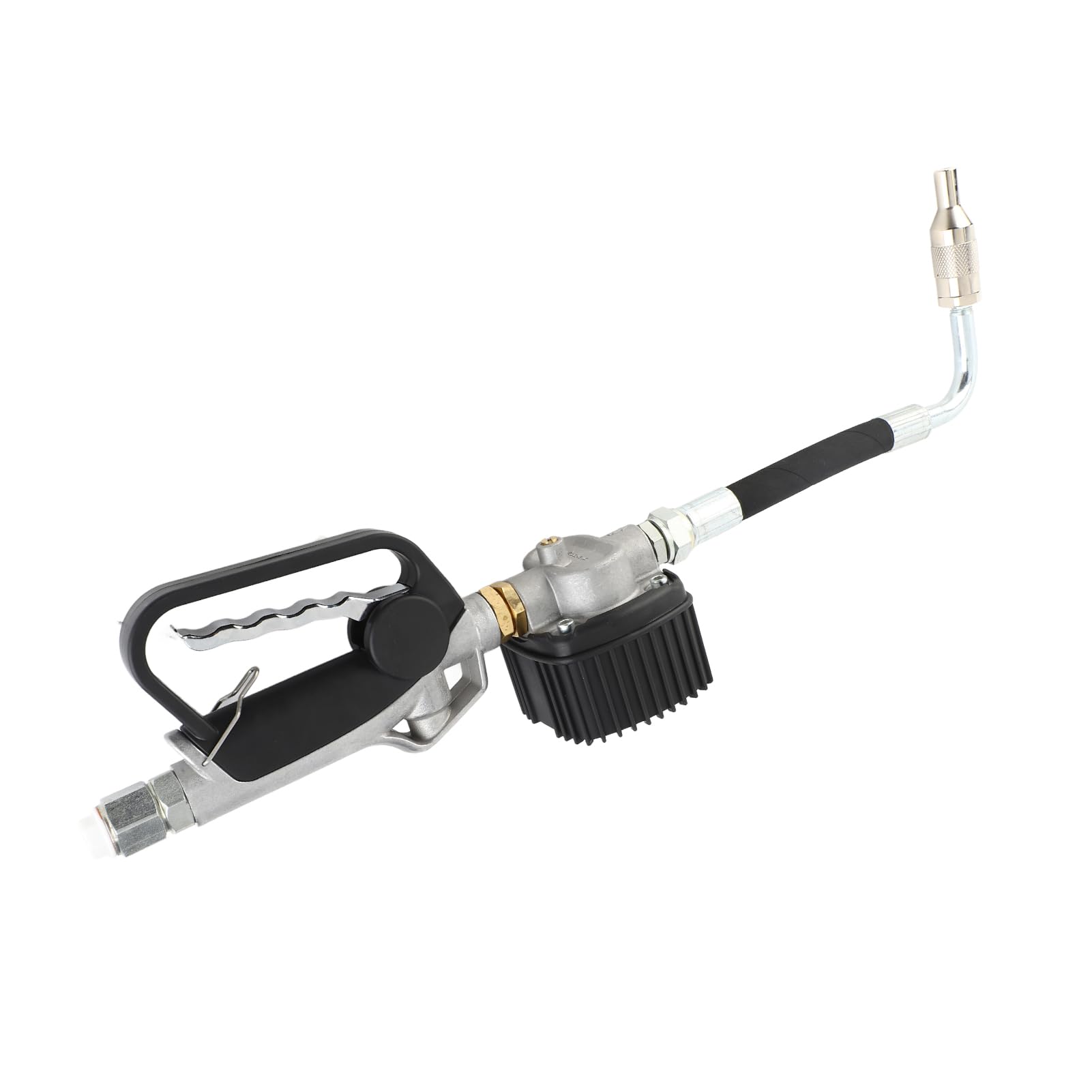 LiebeWH Pneumatyczny Pistolet do Oleju Dysza Dozująca Pistolet do Tankowania Wylot 1/2 Cala NPT Wlot 3/4 Cala 1500PSI z Miernikiem 4 Jednostki LTR GAL PT QT i Ergonomiczny Uchwyt