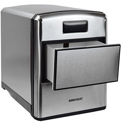 Gino Gelati GG-175W de Luxe Digitaler Edelstahl Eiswürfelbereiter Eiswürfelmaschine Icemaker – Bild 4