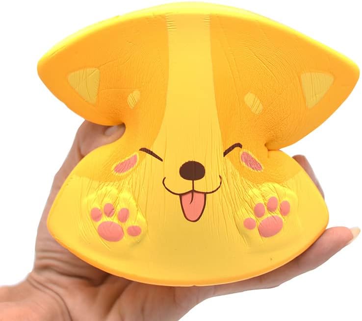 Miniatura 4 de Squishies Squishy Shiba Inu Toast Slow Rising Squishies Jumbo Perro Perfumado 5.5" Alivio del Estrés Juguetes para Niños (Rising Fastly)