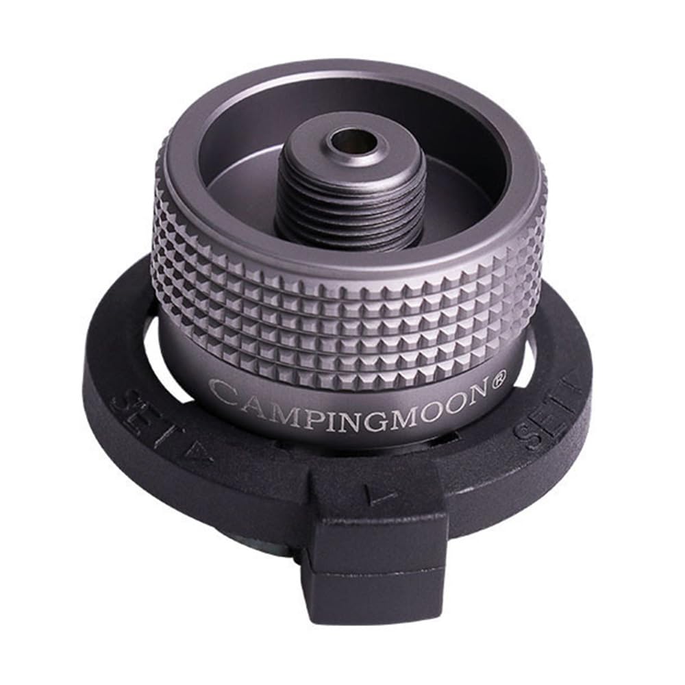 Camping Gas Adapter Durable Butane Cartridge Adapter for Stove Connection, Nozzle Conversion