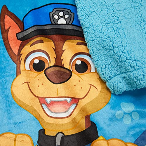 Franco Paw Patrol Kids Bedding Plush Snuggle Wrap Hooded Blanket, 31" X 54", (Official) Nickelodeon Product #TOP5