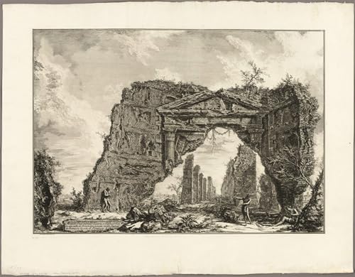 Impression Toile Vestiges Portique Domitien Piranesi : Une Finition Musée chez Vous